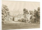 Patshull House: sepia wash drawing, Aug 1820 by John Buckler