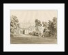 Patshull House: sepia wash drawing, Aug 1820 by John Buckler
