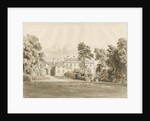 Patshull House: sepia wash drawing, Aug 1820 by John Buckler