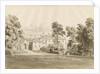 Patshull House: sepia wash drawing, Aug 1820 by John Buckler