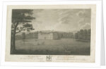Sandwell Park - Hall: engraving by Stebbing Shaw
