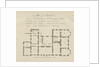 Sandwell Park - Plan of Hall: engraving by School English