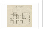 Sandwell Park - Plan of Hall: engraving by School English