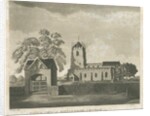 Pattingham Church: aquatint engraving, 1796 by School English