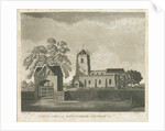 Pattingham Church: aquatint engraving, 1796 by School English