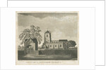 Pattingham Church: aquatint engraving, 1796 by School English