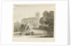 Seighford Church: sepia wash drawing, 1838 by Thomas Peploe Wood