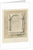 Seighford Church - Stone tablet to Edward Bowyer by Thomas Peploe Wood