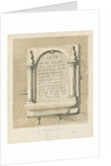 Seighford Church - Stone tablet to Edward Bowyer by Thomas Peploe Wood