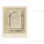 Seighford Church - Stone tablet to Edward Bowyer by Thomas Peploe Wood