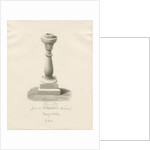 Font in Shareshill Church by John Buckler