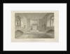 Interior of Statfold Chapel: sepia drawing, 1848 by John Buckler