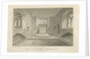 Interior of Statfold Chapel: sepia drawing, 1848 by John Buckler