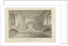 Interior of Statfold Chapel: sepia drawing, 1848 by John Buckler