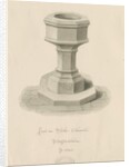 Font Stoke-upon-Trent Church by John Buckler