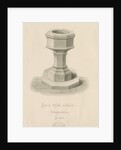 Font Stoke-upon-Trent Church by John Buckler