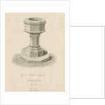 Font Stoke-upon-Trent Church by John Buckler