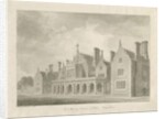 Stoke-upon-Trent - Railway Station: sepia drawing, 1848 by George Buckler