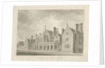 Stoke-upon-Trent - Railway Station: sepia drawing, 1848 by George Buckler