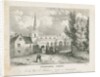Wednesbury Church: lithograph by School English
