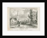 Wednesbury Church: lithograph by School English