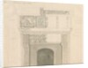Tittensor - Chimney Piece in Manor House: pencil and wash drawing, Sep 1832 by School English