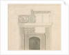 Tittensor - Chimney Piece in Manor House: pencil and wash drawing, Sep 1832 by School English