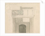Tittensor - Chimney Piece in Manor House: pencil and wash drawing, Sep 1832 by School English