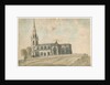 Wednesbury Church: water colour painting, nd [1762-1802] by Stebbing Shaw