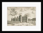 Tixall Hall and Gatehouse: copper-plate engraving, nd [1686] by Michael Burghers