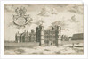 Tixall Hall and Gatehouse: copper-plate engraving, nd [1686] by Michael Burghers