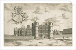 Tixall Hall and Gatehouse: copper-plate engraving, nd [1686] by Michael Burghers