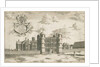 Tixall Hall and Gatehouse: copper-plate engraving, nd [1686] by Michael Burghers