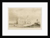 Tittensor - Old Manor House: sepia wash drawing, 1837 by Thomas Peploe Wood