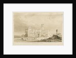 Tittensor - Old Manor House: sepia wash drawing, 1837 by Thomas Peploe Wood