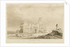 Tittensor - Old Manor House: sepia wash drawing, 1837 by Thomas Peploe Wood