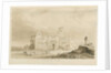 Tittensor - Old Manor House: sepia wash drawing, 1837 by Thomas Peploe Wood