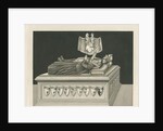 Stone - Tomb of William Crompton: sepia drawing, nd [19th cent] by John Robert Fernyhough