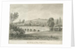 Stone - Bridge over the River Trent: sepia wash drawing, 1844 by John Buckler