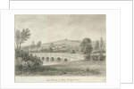 Stone - Bridge over the River Trent: sepia wash drawing, 1844 by John Buckler