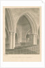 Interior of Weston-on-Trent Church by George Buckler
