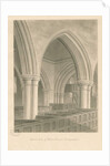Interior of Weston-on-Trent Church by George Buckler
