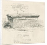 Tixall Church Yard - Table Tomb by Thomas Peploe Wood