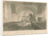 Interior of Stowe Church: sepia wash drawing, 1841 by George Buckler