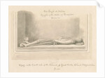 Weston-under-Lizard Church - Effigy of Sir Hugh de Weston: sepia drawing, 1842 by John Buckler