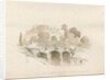Chartley Hall: pen and wash sketch, 1837 by Thomas Peploe Wood