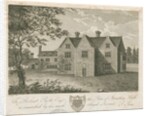 Streethay Hall: engraving by Stebbing Shaw