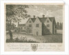 Streethay Hall: engraving by Stebbing Shaw