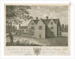 Streethay Hall: engraving by Stebbing Shaw