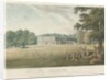 Trentham Hall: coloured lithograph, nd [c 1824] by John Gendall